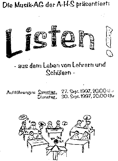 Programmheft - Seite 1