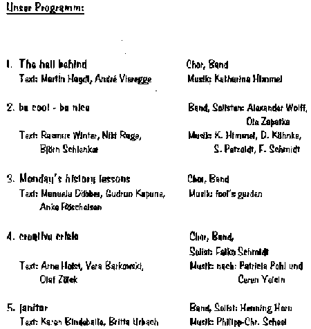 Programmheft - Seite 2